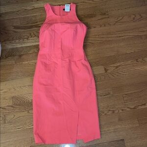 Banana republic coral pink Sleeveless Dress 2 NWT